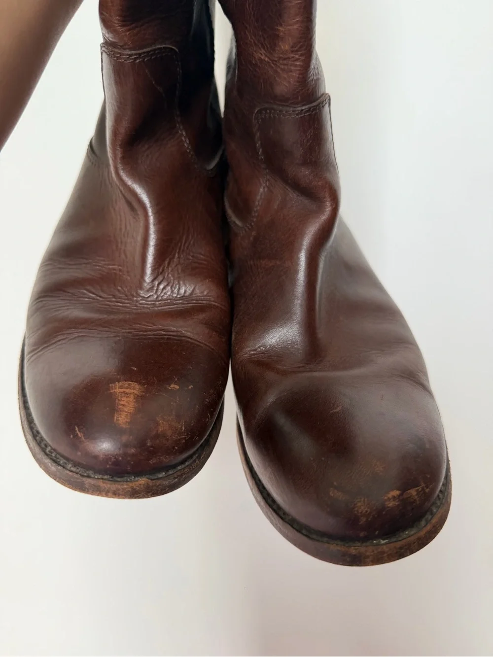 Frye Classic Brown Leather Women's Riding Boots